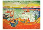 Derain André; Boats in the Port of Collioure , 1905