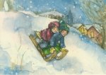 Dufft Sanne; Januar - Schlittenfahrt