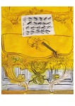 Dufy Raoul; Gelbe Konsole mit Violine , 1949