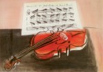 Dufy Raoul; Die rote Geige , ca. 1948