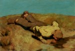 Egger-Lienz Albin; Die Quelle (1.Fassung) , 1923