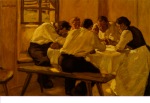 Egger-Lienz Albin; Mittagessen (Die Suppe, II.Fassung) - 1910