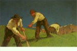 Egger-Lienz Albin; Bergmäher (1.Fassung) , 1907