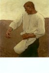Egger-Lienz Albin; Der Sämann , aus "Sämann und Teufel"