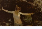 Engelhart Josef; Badende , 1895