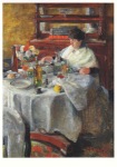 Ensor James; Die Austernesserin , 1882