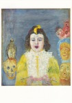Ensor James; Mädchen mit Masken (Kommunion) , 1921