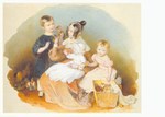 Fendi Peter; Mutter mit spielenden Kindern