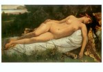 Feuerbach Anselm; Ruhende Nymphe , 1870