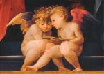 Fiorentino Rosso; Thronende Madonna mit Kind und Heiligen (Ausschnitt) , 1519