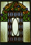 Forstner Leopold; Dekoratives Glasfenster um 1900