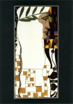 Forstner Leopold; Kopf mit Lorbeerkranz , 1908/10
