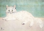 Foujita Tsugouharu; Weiße Katze