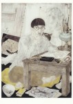 Foujita Tsugouharu; Selbstportrait , 1926