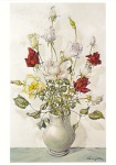 Foujita Tsugouharu; Rosen in einer Vase
