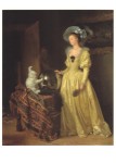 Fragonard Jean-Honoré; Die Angorakatze , ca.1783-85