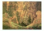 Friedrich Caspar David; Felsental (Das Grab des Arminius) , 1813/14