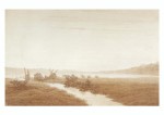 Friedrich Caspar David; Der Tollensesee bei Neubrandenburg , 1837/38