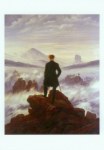 Friedrich Caspar David; Der Wanderer über dem Nebelmeer , um 1818