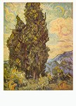 Gogh Vincent van - van Gogh; Landscape with Cypresses
