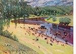 Golljin; Russische Flußlandschaft