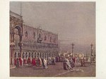 Guardi Francesco; Die Piazzetta in Venedig