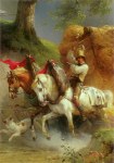 Gauermann Friedrich; Der Erntewagen (Detail) , 1837