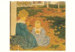Giacometti Giovanni; Blühende Blumen, tote Blätter (Spielende Kinder) , 1904