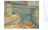 Gogh Vincent van - van Gogh; Bridges across the Seine at Asnières , 1887