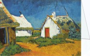 Gogh Vincent van - van Gogh; White Farmhouses in Saintes-Maries , 1888