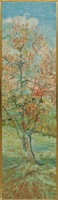 Gogh Vincent van - van Gogh; Blühender Pfirsichbaum - Souvenir de Mauve (Detail) , 1888
