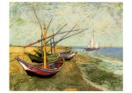 Gogh Vincent van - van Gogh; Boote in Saintes-Maries , 1888