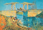 Gogh Vincent van - van Gogh; Die Brücke von Langlois in Arles mit Wäscherinnen , 1988