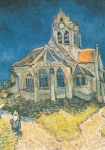 Gogh Vincent van - van Gogh; Curch at Auvers-sur-Oise, 1890