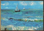 Gogh Vincent van - van Gogh; Seascape near Les Saintes , 1888