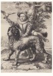Goltzius Hendrick; Bildnis von Frederick de Fries, Sohn des Malers Dirck de Vries , 1597