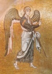 Anonymus; Angel of Annunciation , around 1100