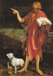 Grünewald Matthias; Hl.Johannes mit Lamm (Ausschnitt)