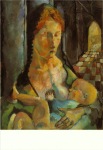Gütersloh Albert Paris; Frau mit Kind , 1913