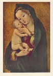 Holbein Hans der Ältere; Maria, das Kind liebkosend