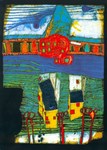 Hundertwasser Friedensreich; Fabrik in Indien - Usine aux Indes