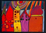 Hundertwasser Friedensreich; Waiting Houses - 1969