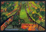 Hundertwasser Friedensreich; Grüne Stadt - 1978