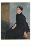 Hammershøi Vilhelm; Die Schwester des Künstlers, Anna Hammershoi , 1885