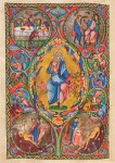 Handschriften; Gumbertusbibel - Frontispiz zum Buch Hiob , ca. 1180/85