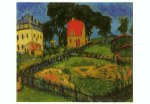 Heckel Erich; Häuser bei Dresden , 1909