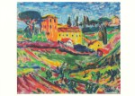 Heckel Erich; Häuser bei Rom , 1909