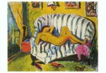 Heckel Erich; Liegendes Mädchen , 1909