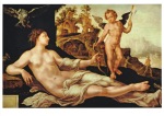 Heemskerck Maarten van; Venus und Amor , 1545