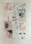 Hockney David; Die blaue Gitarre Nr. 1 , 1976